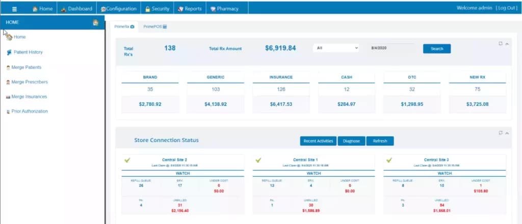 primecentral-interface